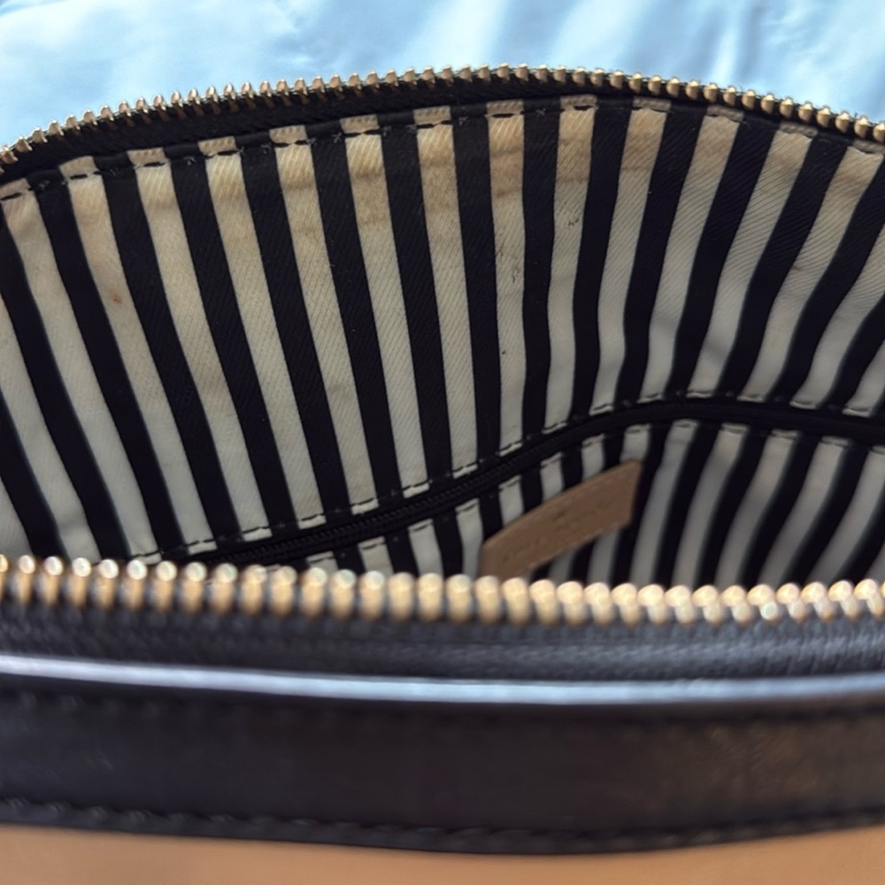 Kate Spade Tan and Black Satchel with Structured Design - Picture 9 of 9